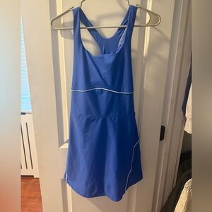 Old Navy Blue Athletic Dress with White Trim. Size M.